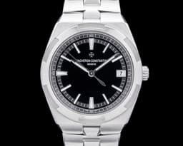 4500V Overseas Automatic SS Black Dial