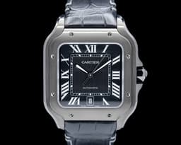 Santos Black DLC SS Black Dial 2025