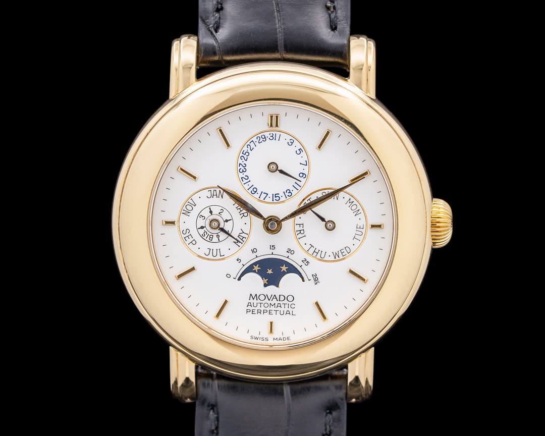 Movado 1881 Automatic Perpetual Calendar 18K Yellow Gold