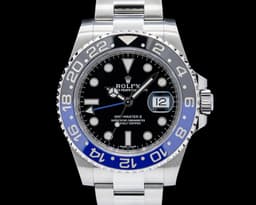 GMT Master II 116710 Ceramic "Batman" SS Black Dial
