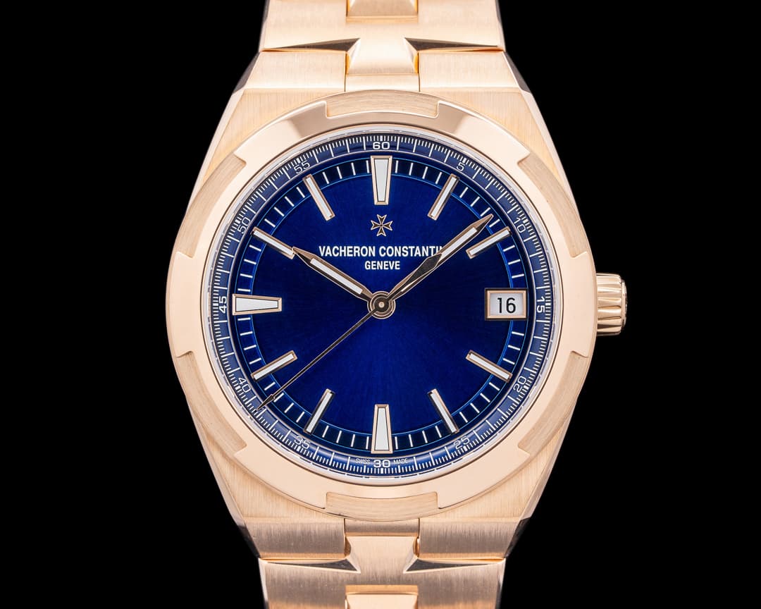 Vacheron Constantin 4520V Overseas Automatic 18K Rose Gold Blue Dial 2024