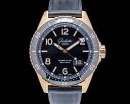 SeaQ Panorama Date 18K Rose Gold Black Dial