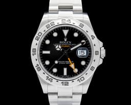 Explorer II 216570 SS Black Dial