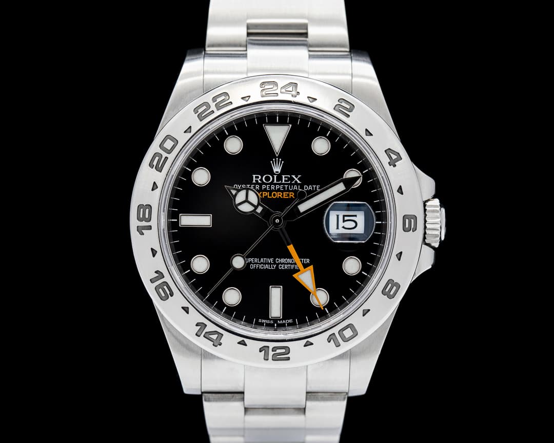 Rolex Explorer II 216570 SS Black Dial