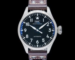 IW329301 Big Pilot's Watch SS Black Dial
