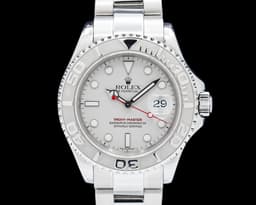 Yacht Master 16622 Platinum Bezel SS Silver Dial