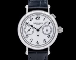 5959P Split-Seconds Chronograph Platinum White Dial RARE
