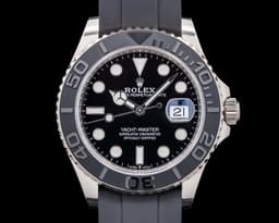 226659 Yacht Master 18K White Gold Black Dial
