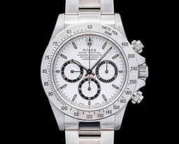 Daytona 16520 "Zenith" SS White Dial C. 1999