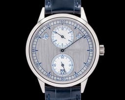 Annual Calendar Regulator 18K White Gold Silver Dial