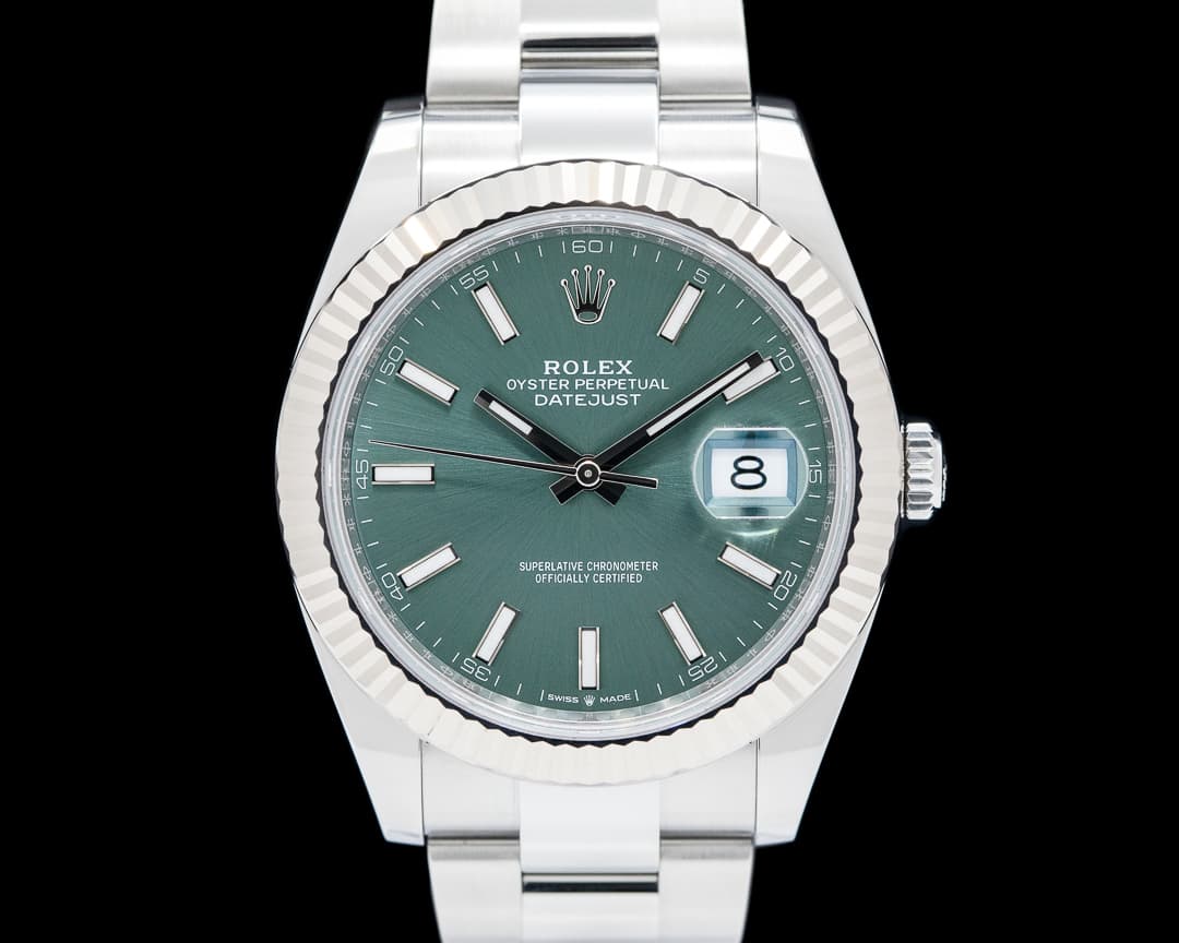 Rolex Datejust 41 SS Green Dial 2024