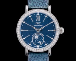 Portofino Day & Night 34MM SS Diamond Bezel Blue Dial 2024