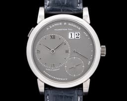 Lange 1 101.030 18K White Gold Gray Slate Dial
