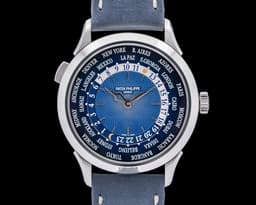 5230P-001 World Time Platinum Blue Dial