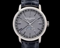 Traditionnelle Complete Calendar 18K White Gold Gray Dial