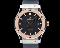 Classic Fusion Titanium King 18K Rose Gold / Titanium Black Dial