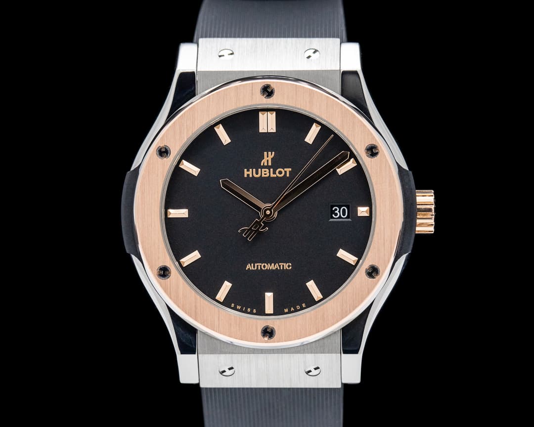 Hublot Classic Fusion Titanium King 18K Rose Gold / Titanium Black Dial