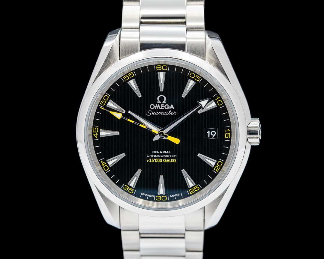 Omega Aqua Terra Co-Axial 15000 Gauss SS Black Dial