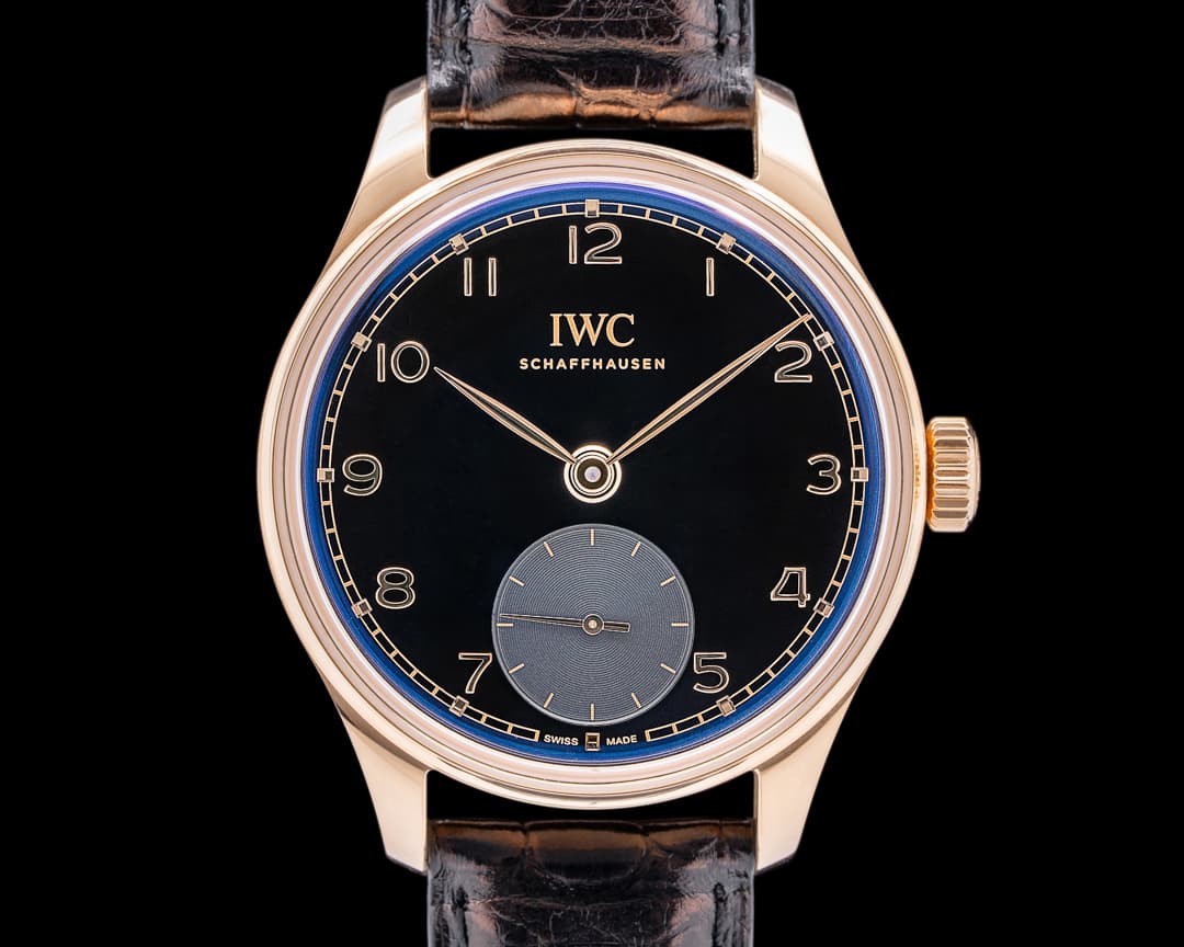 IWC IW358401 Portugieser Automatic 40MM 18K Rose Gold Black Dial