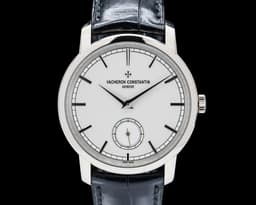 Patrimony Traditionnelle Manual Wind 18K White Gold Silver Dial