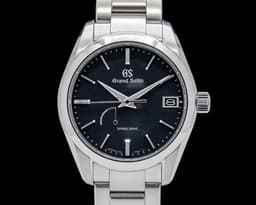 Heritage Collection Spring Drive Power Reserve SS Black Dial