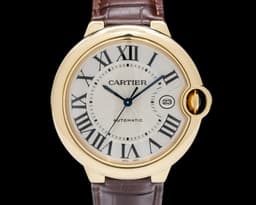 Ballon Bleu de Cartier 18K Yellow Gold Silver Dial