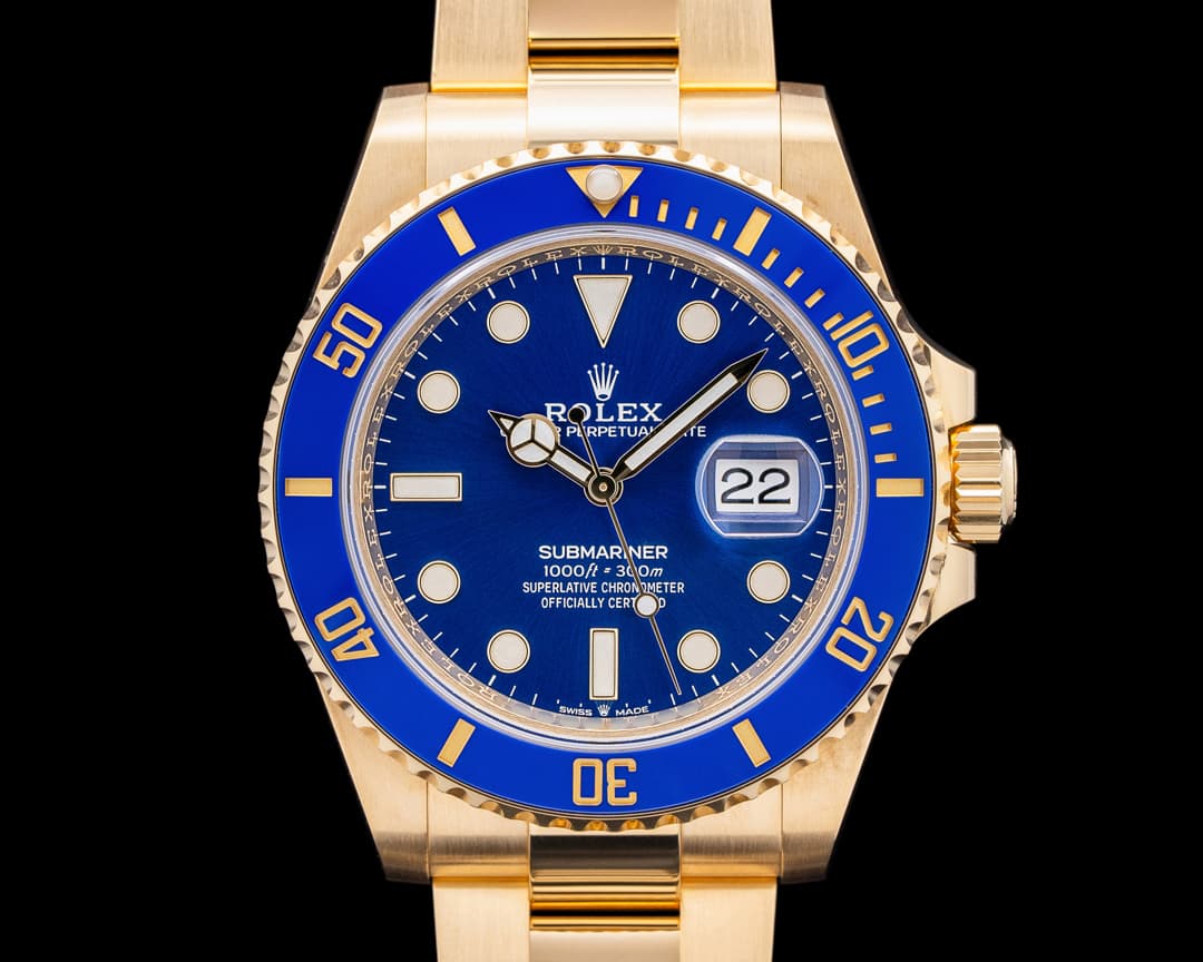 Rolex Submariner 126618 18K Yellow Gold Blue Dial