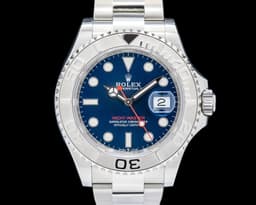 Yacht Master 126622 SS Platinum Bezel Blue Dial 2024 UNWORN