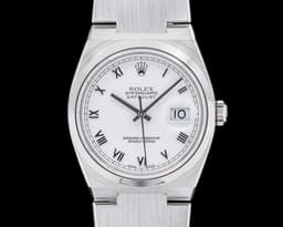 OysterQuartz 17000 White Roman Dial SS C. 1983