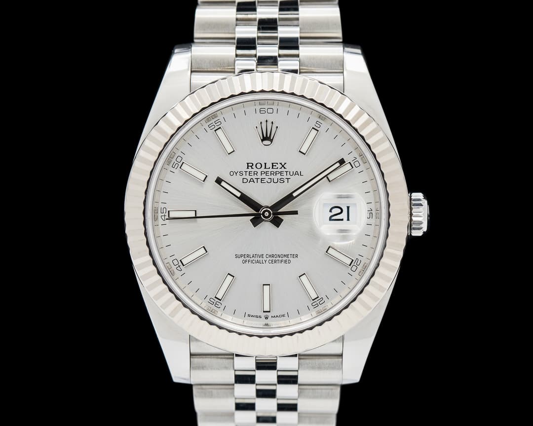 Rolex Datejust 41 Jubilee SS Silver Dial