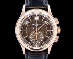 5905R Chronograph Annual Calendar 18K Rose Gold Brown Dial