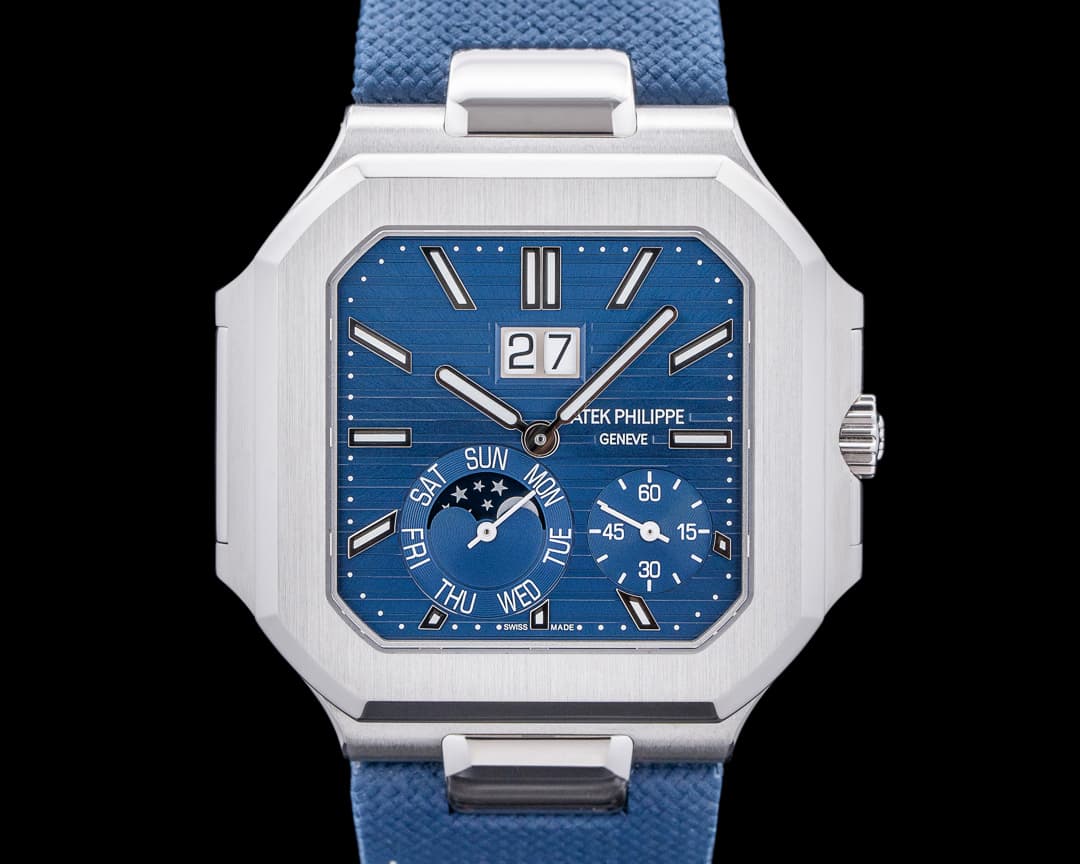 Patek Philippe 5822P Cubitus Self-Winding Platinum Blue Dial 2024