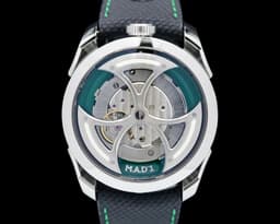 M.A.D 1 SS Green Dial