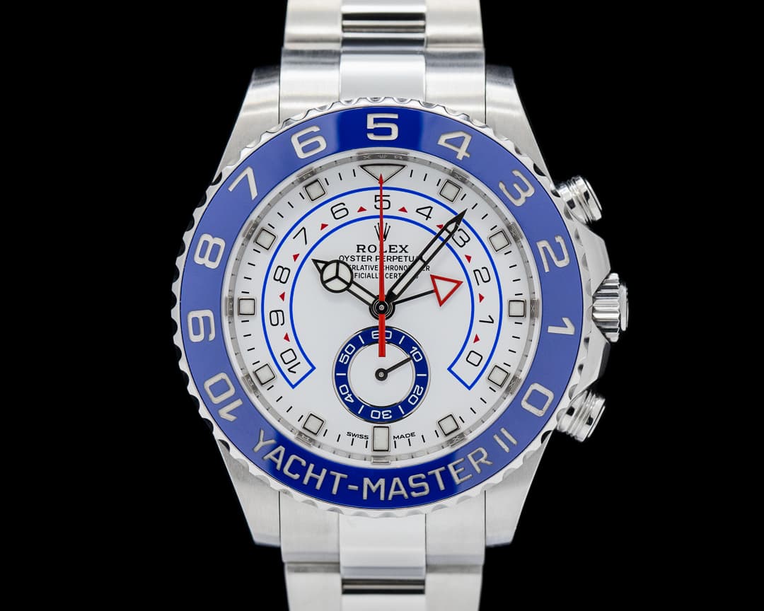 Rolex Yacht Master II 116680 SS White Dial