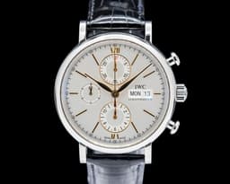 Portofino Chronograph SS Silver Dial
