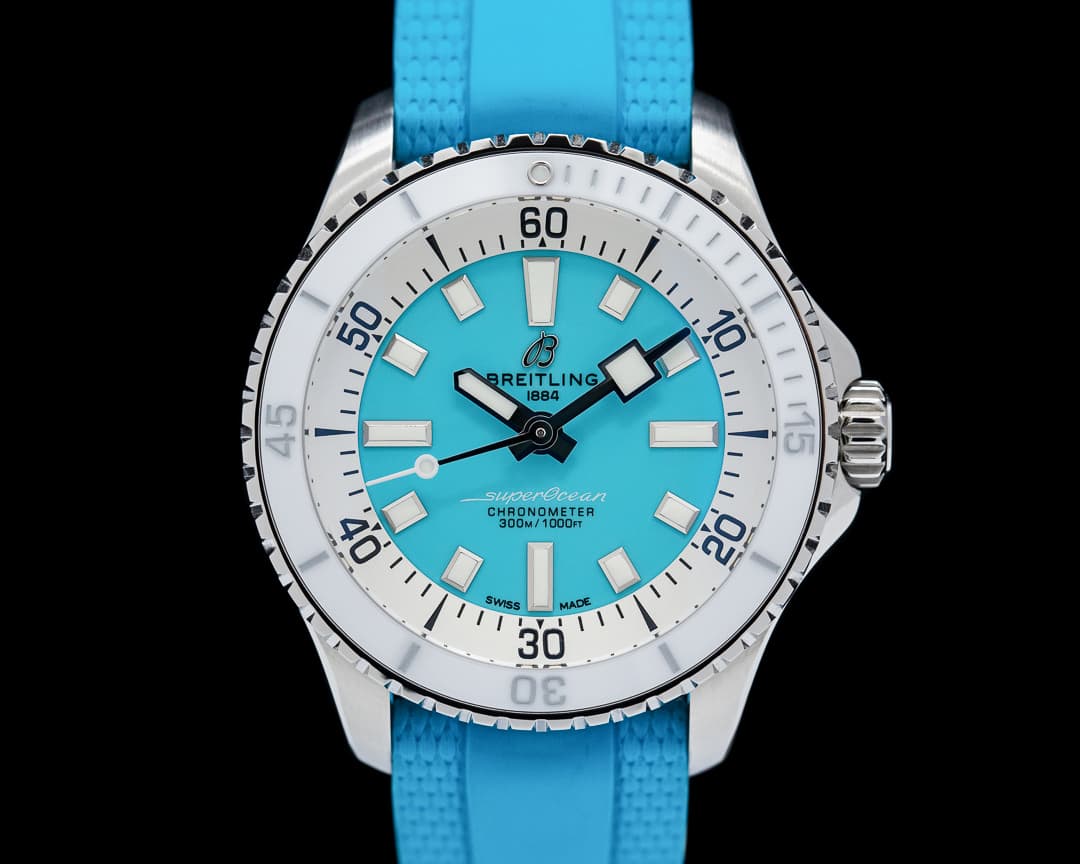 Breitling SuperOcean 36 Turquoise Dial