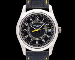 Calatrava 6007G-001 18K White Gold Black Dial