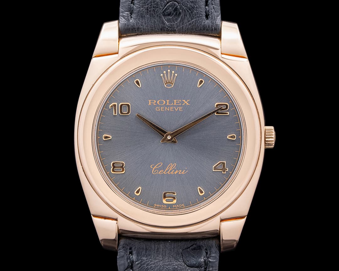 Rolex Cellini Cestello 5330 18K RG / Gray Dial
