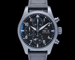 Top Gun Chronograph Ceratanium Black Dial