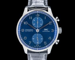Portuguese Chronograph SS Blue Dial