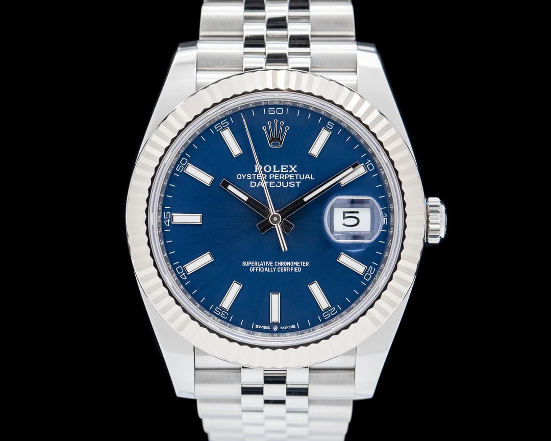 Rolex Datejust 41 Fluted Jubilee Blue Dial 2025