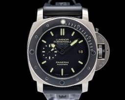 Luminor 1950 Submersible 3 Day Amagnetic Titanium Black Dial
