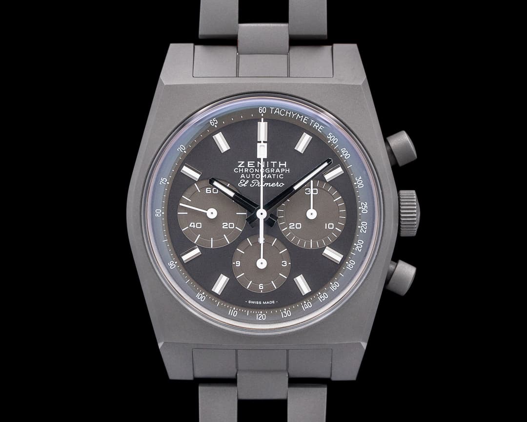 Zenith El Primero A384 Revival Shadow Titanium Black Dial 2025