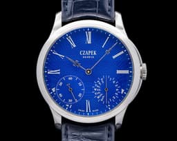 Quai des Bergues SS Sapphire Blue Dial