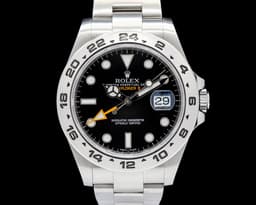 Explorer II 216570 SS Black Dial