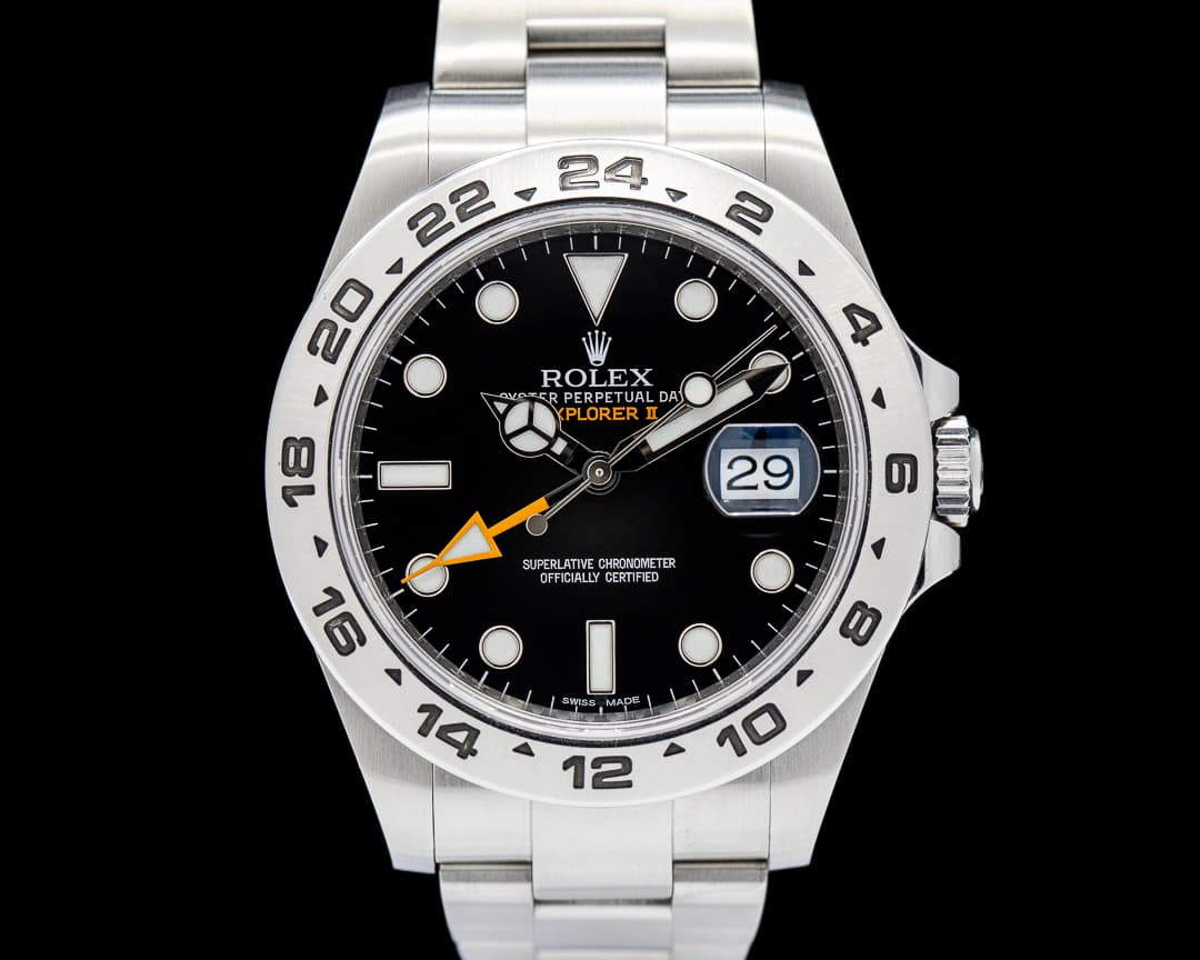 Rolex Explorer II 216570 SS Black Dial