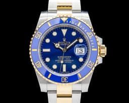 Submariner 116613LB 18K Yellow Gold / SS Blue Dial