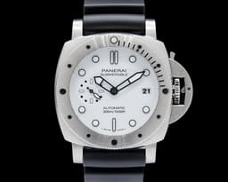 Luminor Submersible 42 "Bianco" Automatic SS White Dial