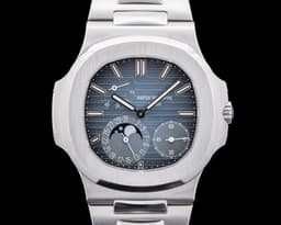 5712 Nautilus Jumbo SS Blue Dial