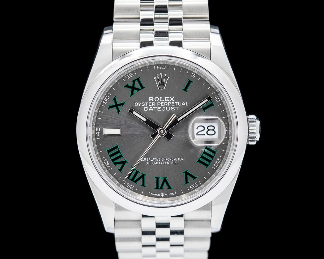 Rolex Datejust 36 "Wimbledon" 126200 Jubilee SS 2024